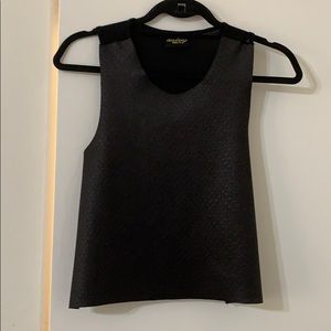 Black Audrey snake skin tank top